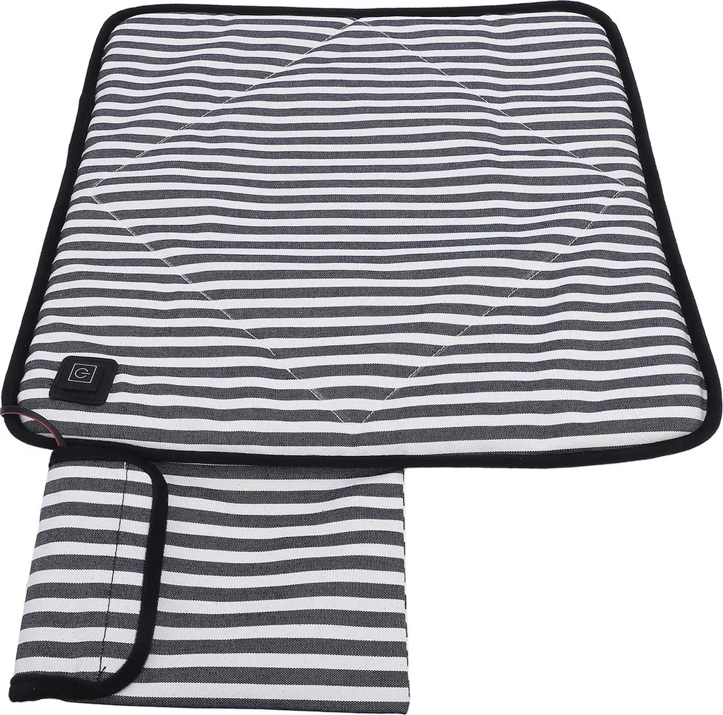 Coussin chauffant réglable USB en toile robuste pour bureau et pêche - 5