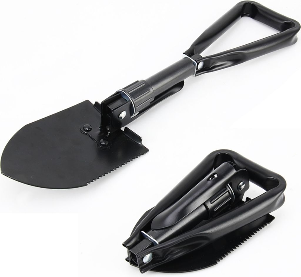 Auto Multifunktionsnotwendiges Fahrzeug Metall Stahl Eis Schnee Schlamm Sand Schaufel Falten Schaufel Auto Hochfest Schnee Schaufel Eis Scraper
