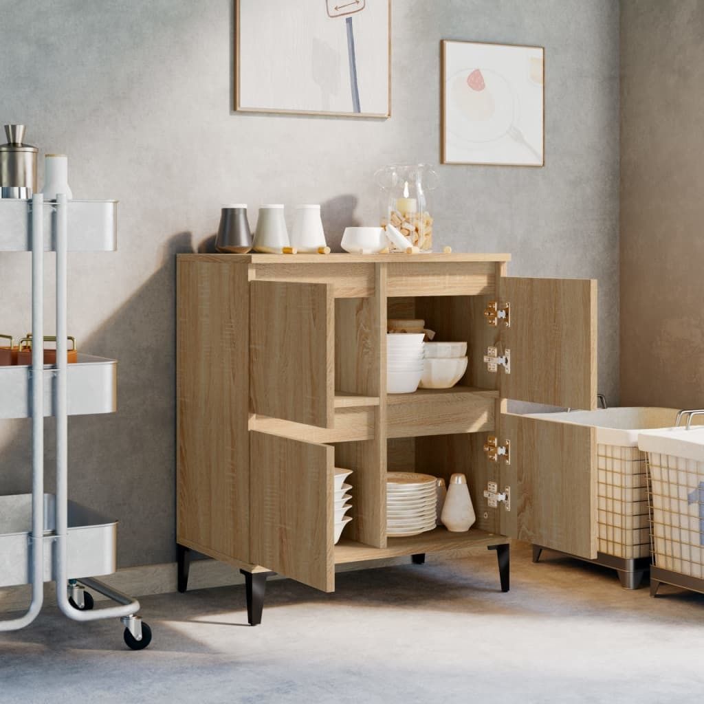 "Springschlussverkauf "Sideboard(1 pcs) - CLORIS - Küchenschrank - Schrank für Esszimmer - Sonoma-Eiche 60x35x70cm Holzwerkstoff - Kommoden Neu...