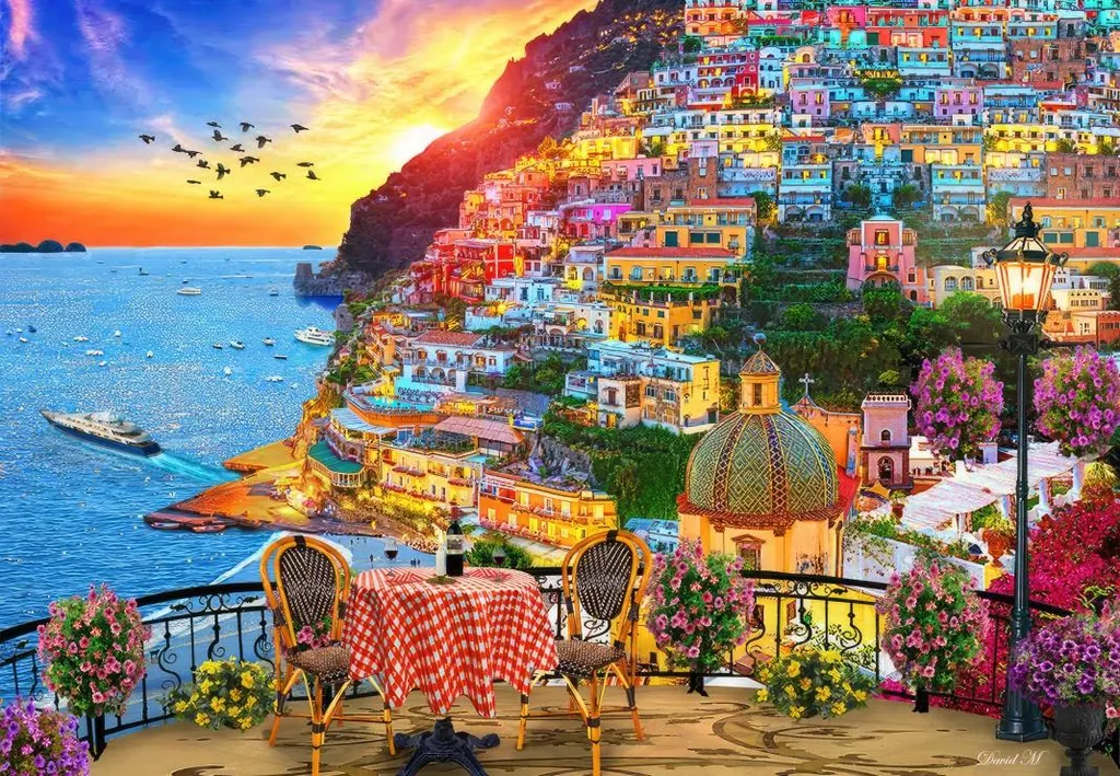 Puzzle 1000 pièces Positano - Activité Détente et Décoration de Voyage