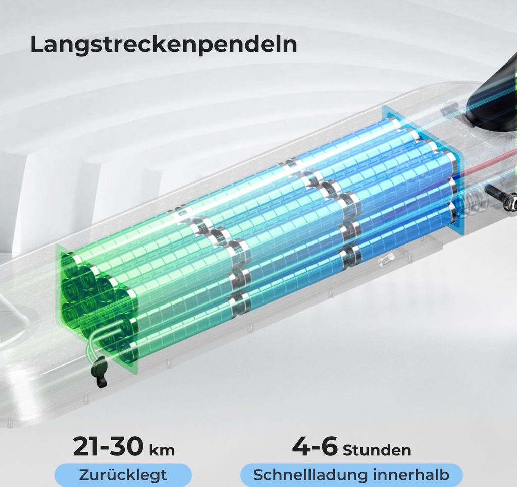 E Scooter mit Straßenzulassung, 30km Reichweite, 8,5 Zoll Produktbild 3