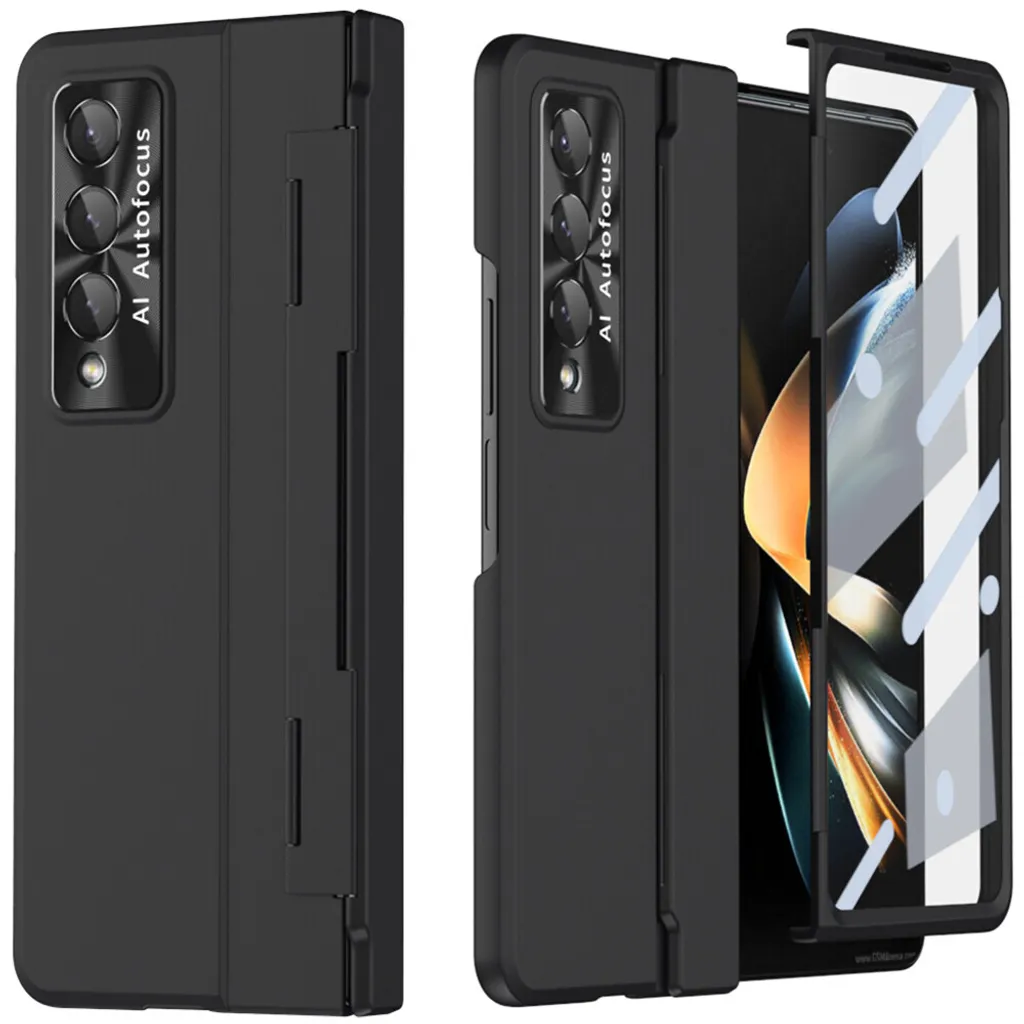 Cover Nera Samsung Z Fold 3 5G: PC Rigido, Cerniera e Schermo