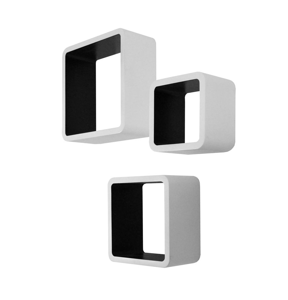 Set mit 3 Cubo Wandhalterungen