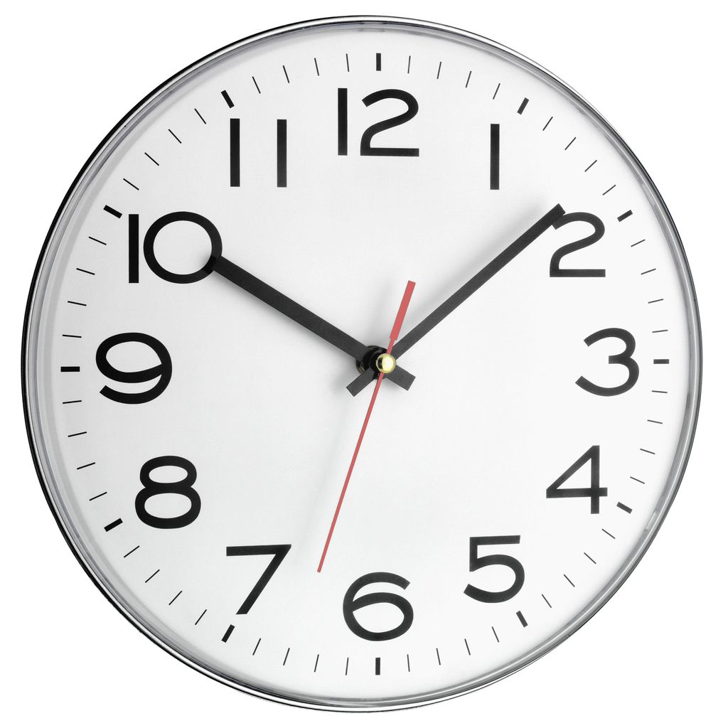 Wanduhr, analog, schmaler Rahmen, silber, 60.3017, TFA Produktbild 