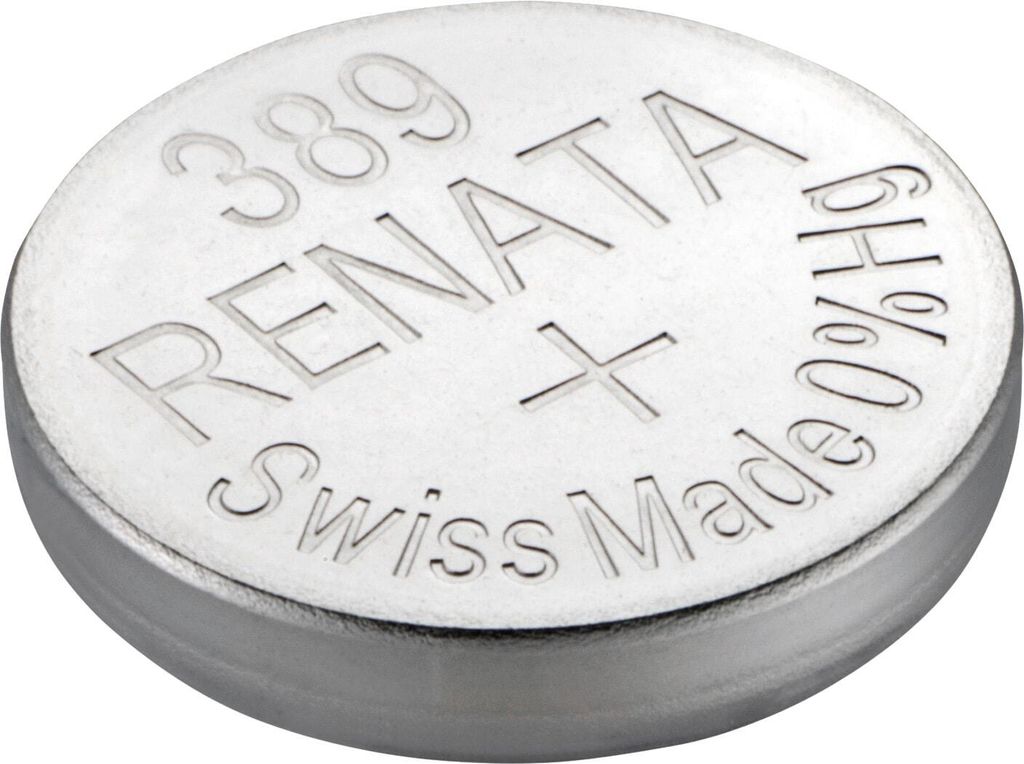 RENATA Knopfzelle 389, 80mAh, Silberoxid Produktbild 