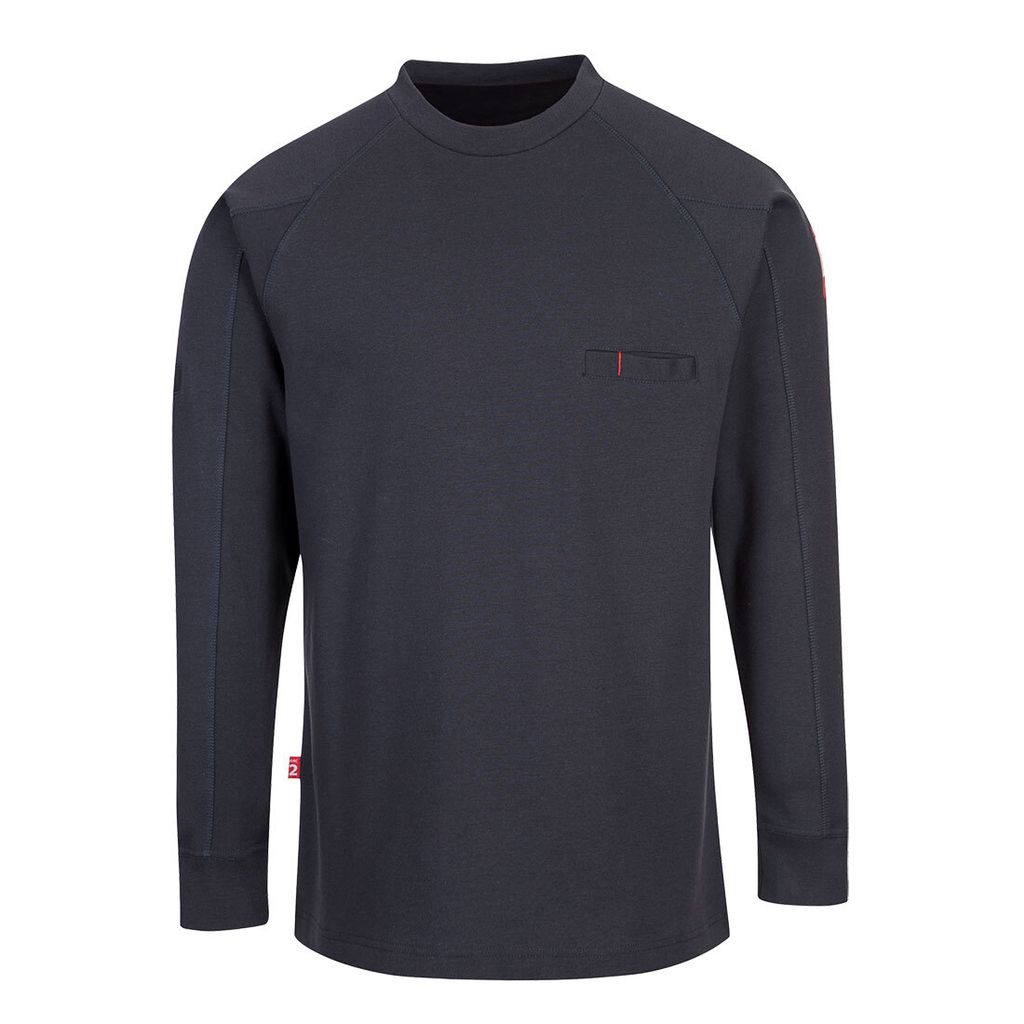 Portwest FR33 FR Anti-Static Rundhalsausschnitt Navy Gr. S