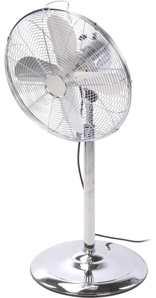 Standventilator, 40 cm, 50 W, chrome, 3 Stufen Produktbild 