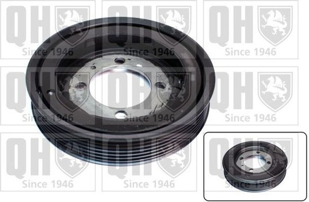 QUINTON HAZELL QCD94 Riemenscheibe Kurbelwelle für OPEL Corsa C Schrägheck (X01) 138mm