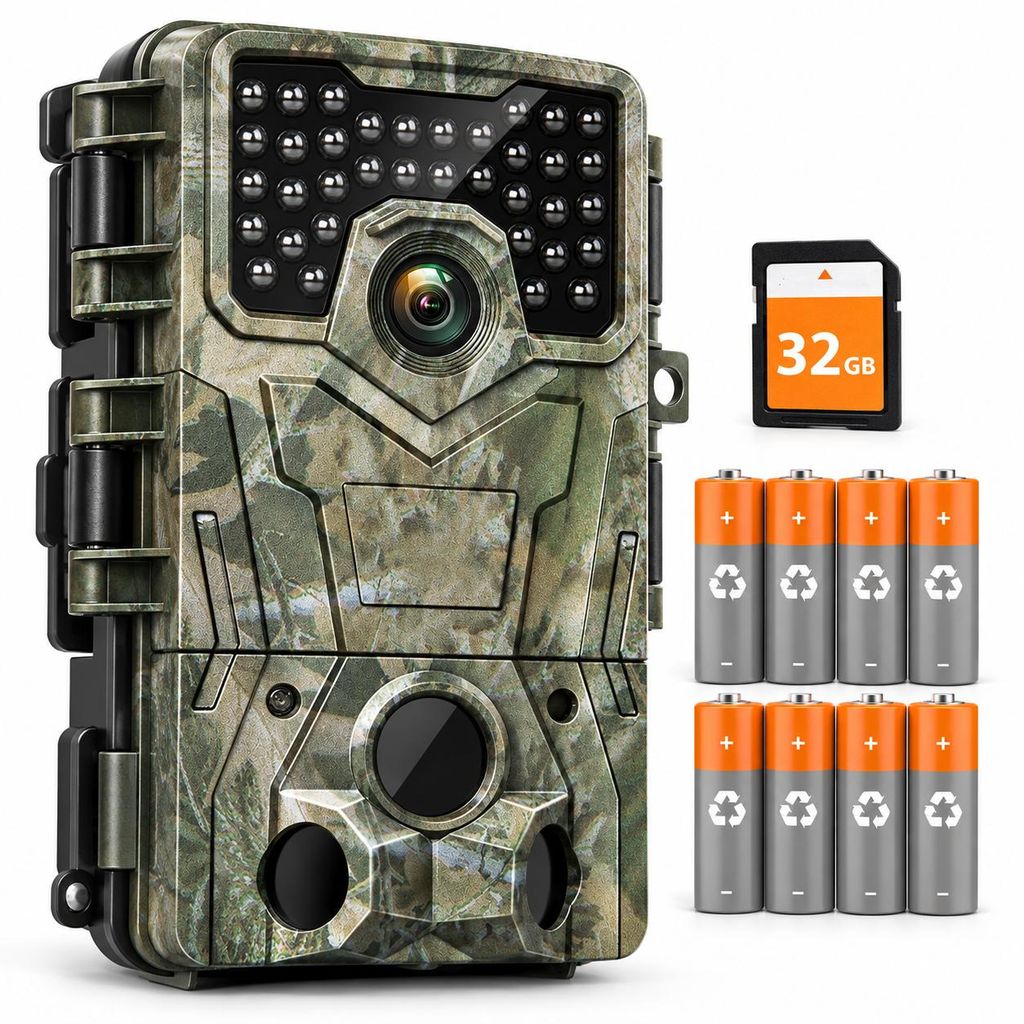 Wildlife Kamera 4K 36MP Full HD mit Bewegungssensor Produktbild 