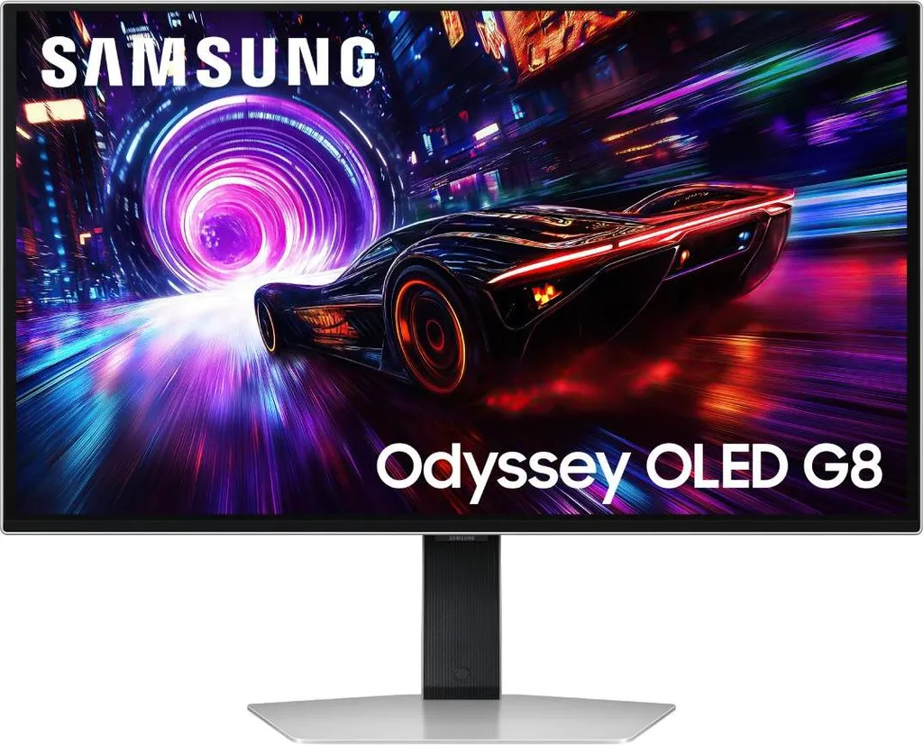 Samsung G81SF computer monitor 68.6 cm (27") 3840 x 2160 pixels 4K Ultra HD OLED Silver