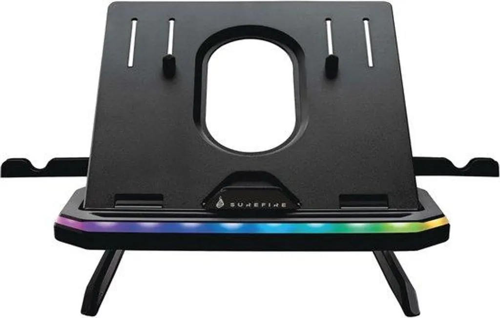 Support Ordinateur Portable RVB Ventilateur pour Laptop de 10 à 17 Pouces