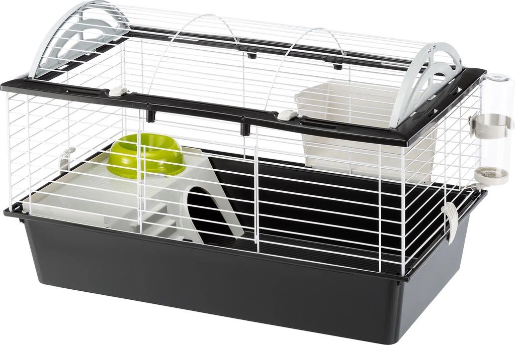 Ferplast Casita 80 Cochon d'Inde Noir, Blanc Image du produit 