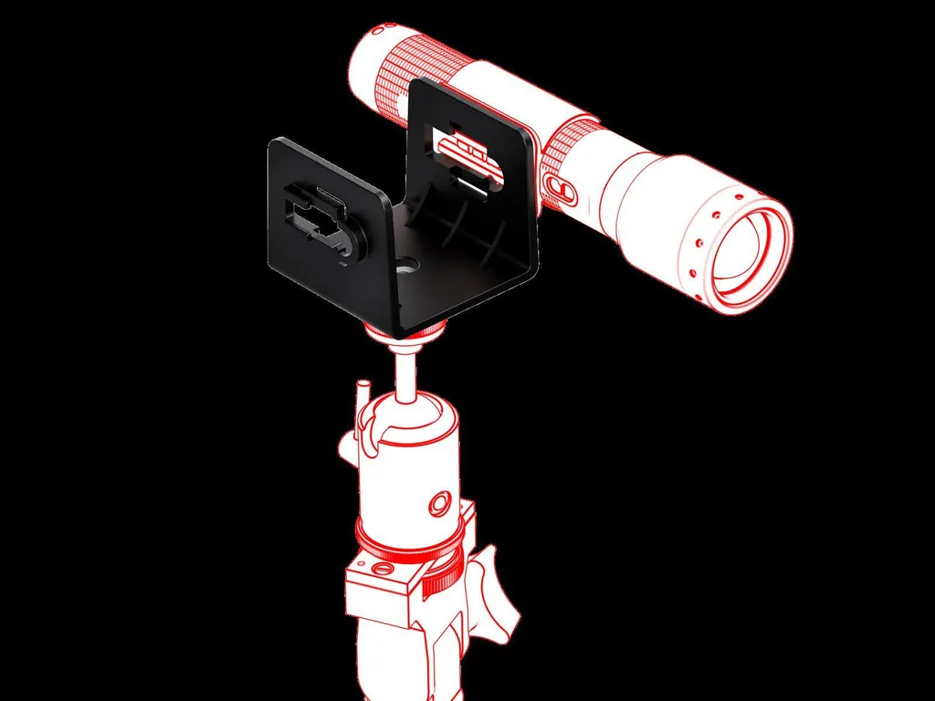 Ledlenser Adattatore per treppiede di tipo D per H15R Core / Work, H19R Core / Signature, H5 Core, H5R Core / Work, H7R Core / Signature / Work, P5R Work, P6R Work, P7R Work