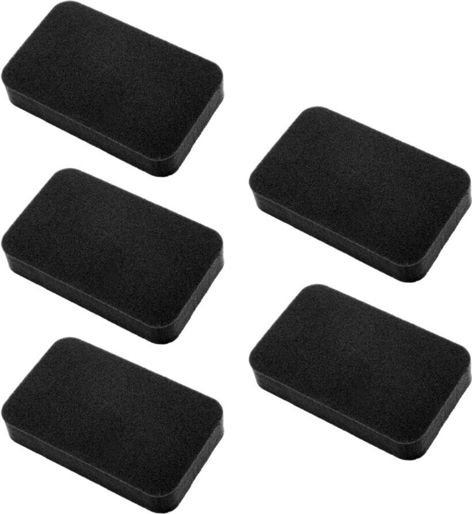 5x Trade-Shop Staubsaugerfilter / Schaumstoff-Filter / Schwammfilter kompatibel mit Rowenta RO7845EA/410 RO7853 RO785311/410 RO7853EA/410 RO7887