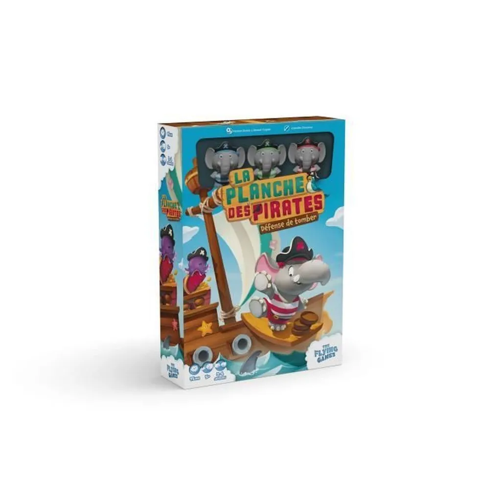 La Planche des Pirates - Jeu de société avec Système Magnétique Bleu