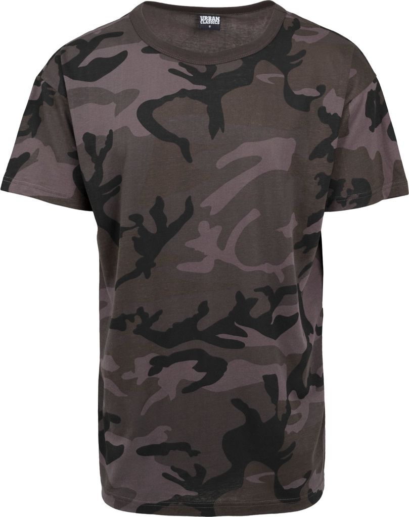 Urban Classics - Oversized Shirt dark camo - S