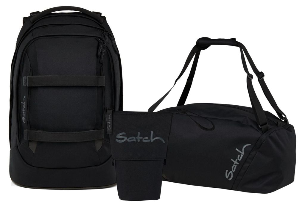 Satch, Schulrucksack-Set PACK Blackjack 3-teilig, ab 5. Produktbild 