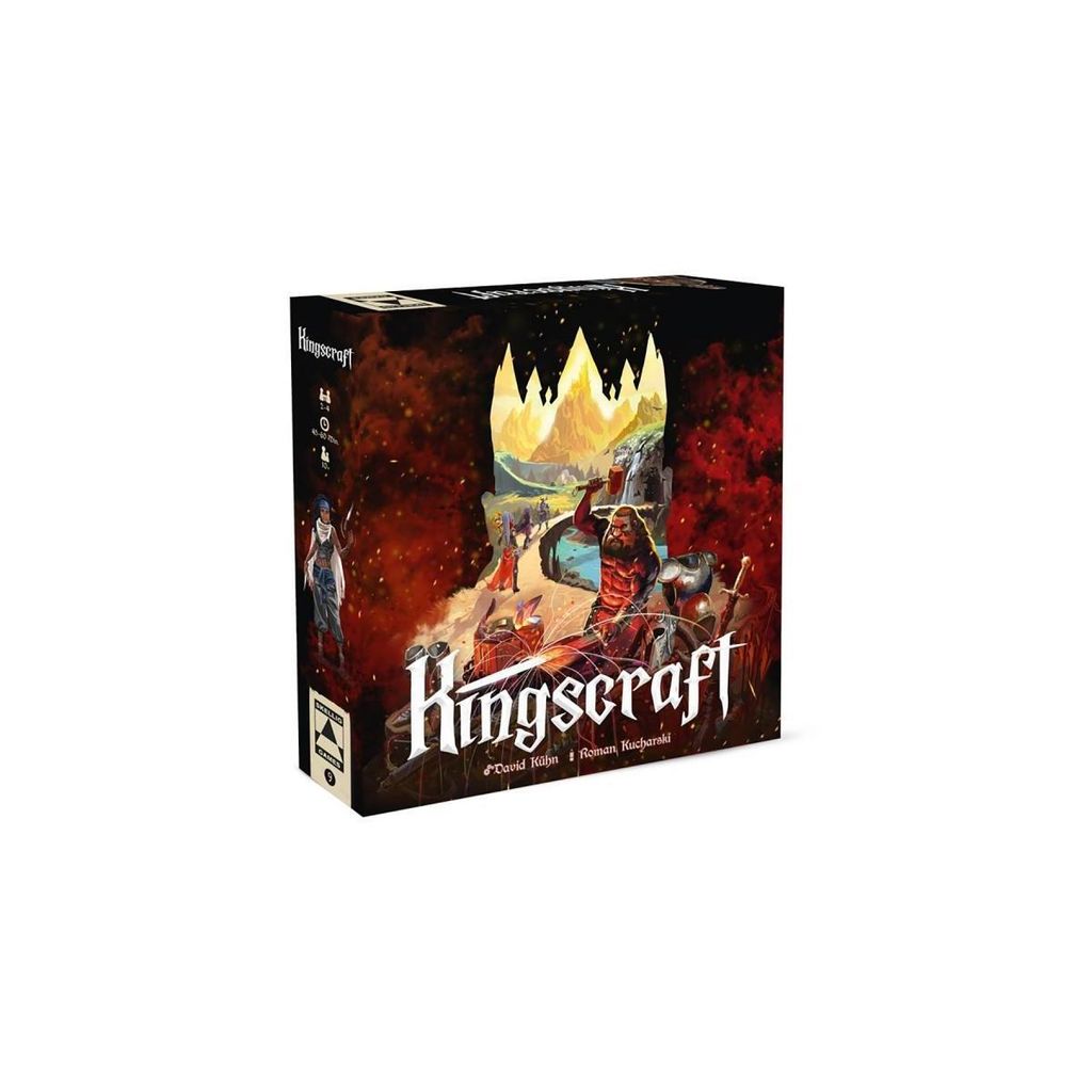 A box of the board game Kingscraft.
