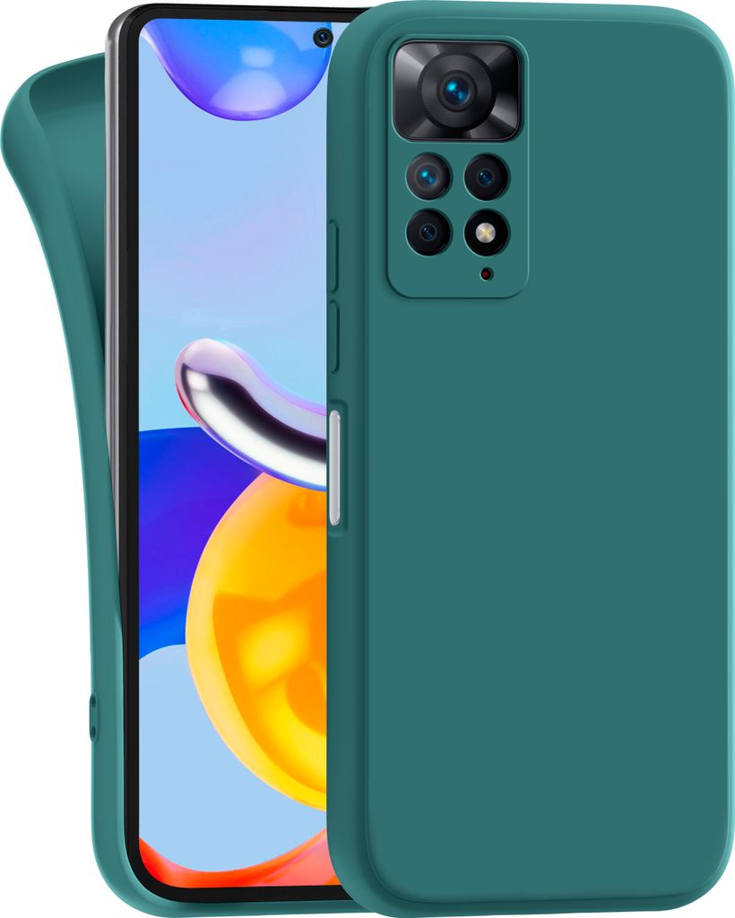 MyGadget Silikon Hülle Kompatibel mit Xiaomi Redmi Note 11 Pro | 11 Pro 5G - robuste Schutzhülle TPU Case Slim Silikonhülle - Back Cover Kratzfe...