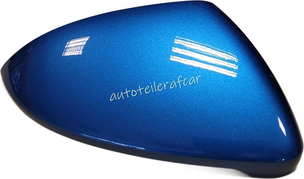 Spiegelkappe Abdeckung Gehäuse lackiert Für VW GOLF VII SPORTSVAN TOURAN blau LD5J