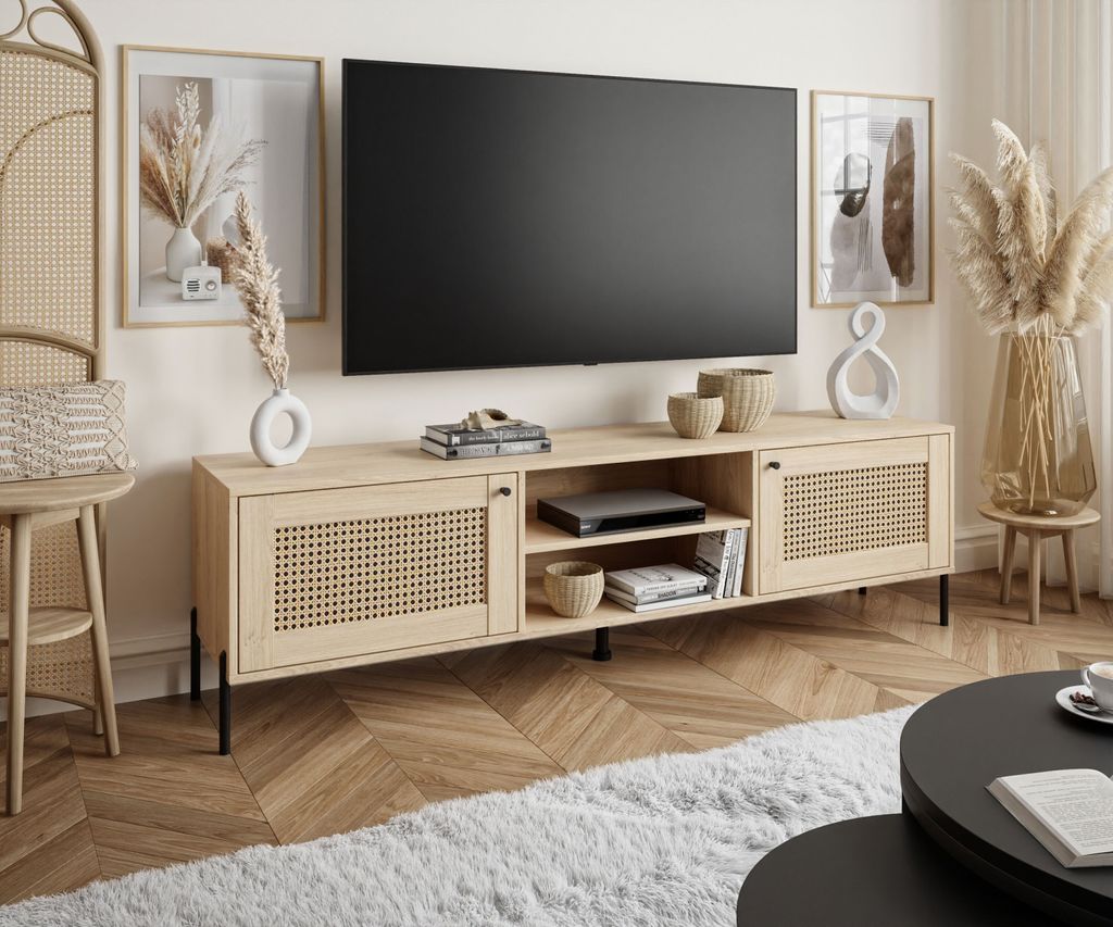 TV-Schrank VIENNA 3D,  Puccini Eiche + Wiener Produktbild 