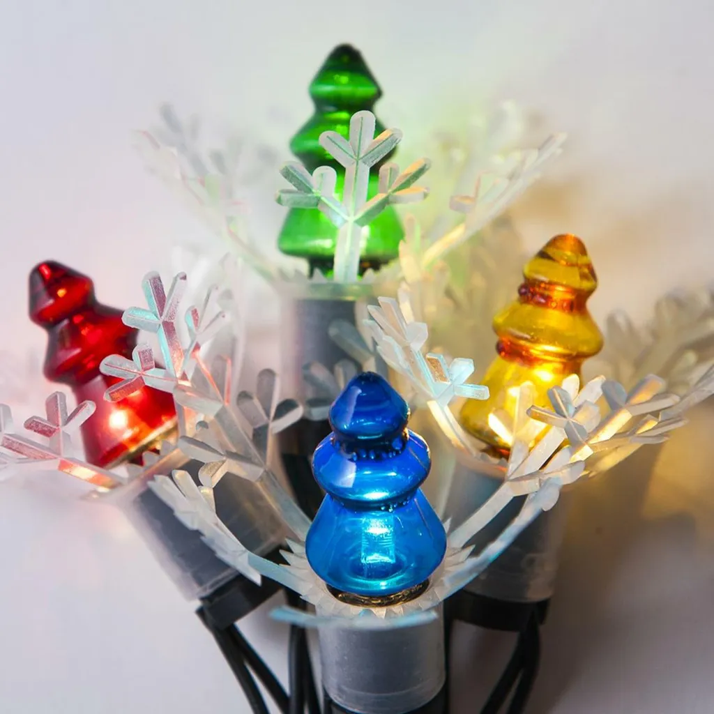 Set de 20 Mini Sapins Lumineux LED Astra AL-20 à Éclairage Intense