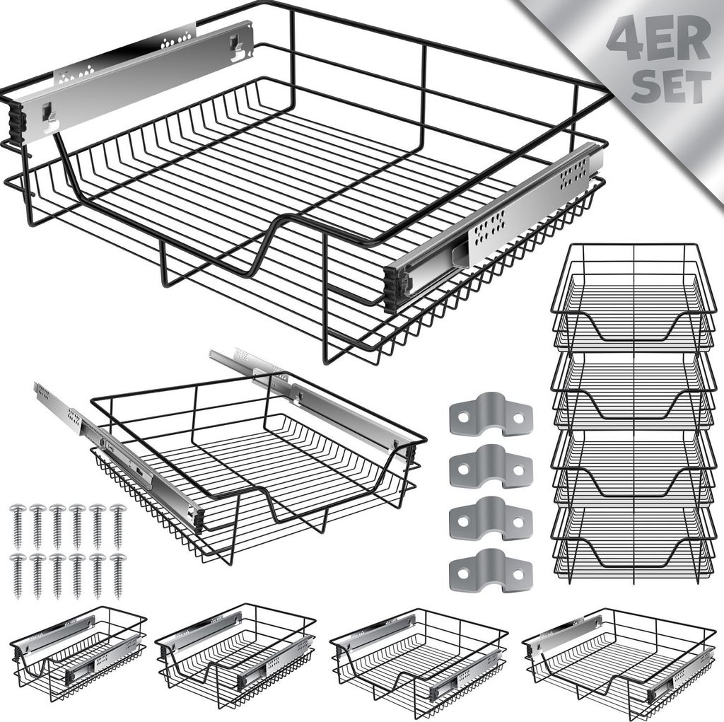 KESSER® Teleskopschublade  Küchenschublade  Küchenschrank  Produktbild 