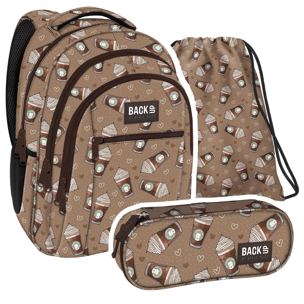 SCHULRUCKSACK ab der 5. Klasse mit reflektoren ergonomisch Produktbild 