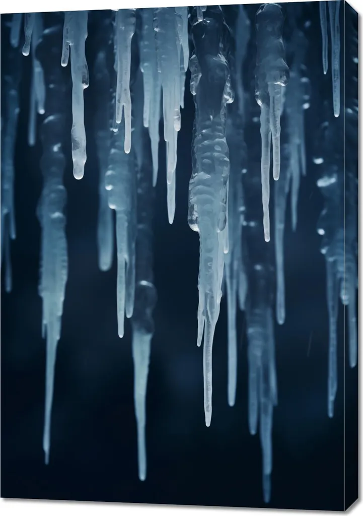 Sussurro Invernale Quadro 70x100 - Stampa su Tela per Soggiorno