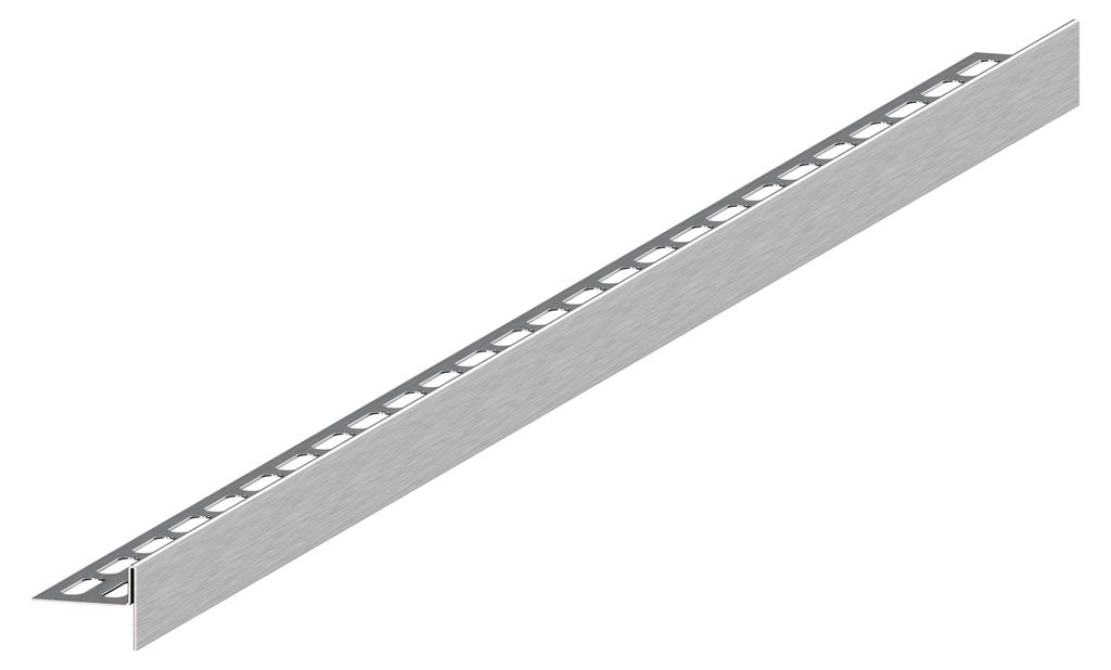Aquabad Edelstahl Gefälleprofil Clive für begehbare Dusche 100cm, gerade, Kantenhöhe 14mm