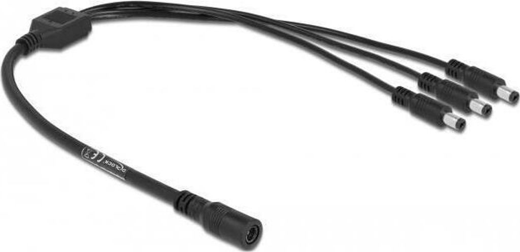 DC Verteilerkabel 5,5 x 2,1 mm 1 Buchse auf 3 Stecker