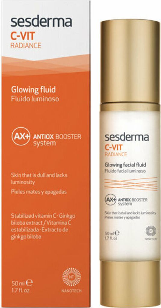 Sesderma C-Vit Radiance aufhellendes Fluid Glowing Facial Fluid 50 ml