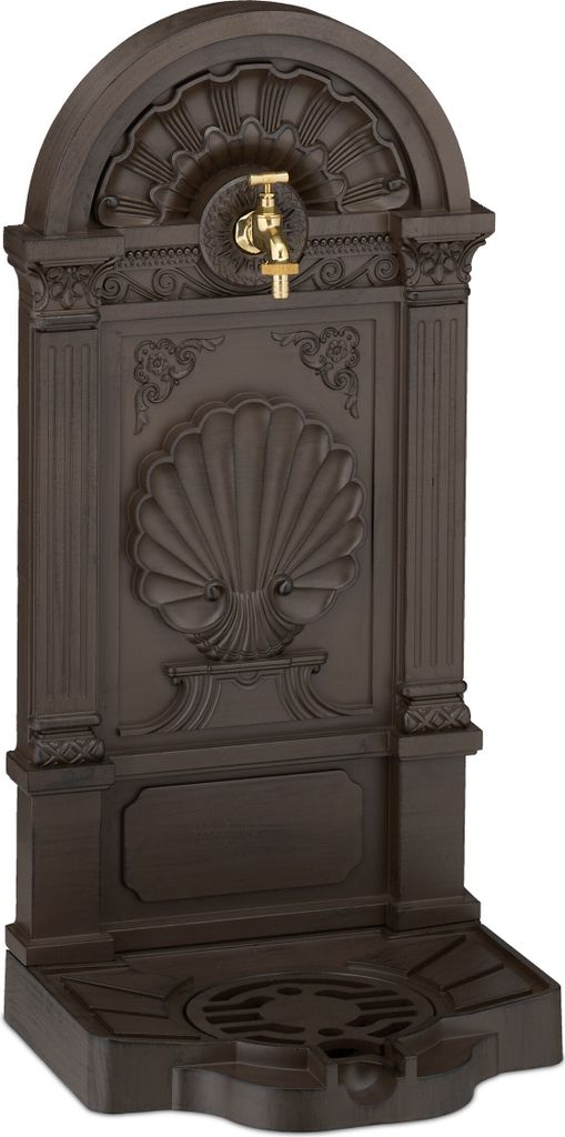 Fontaine sur pied Relaxdays, style antique, dimensions : Image du produit 