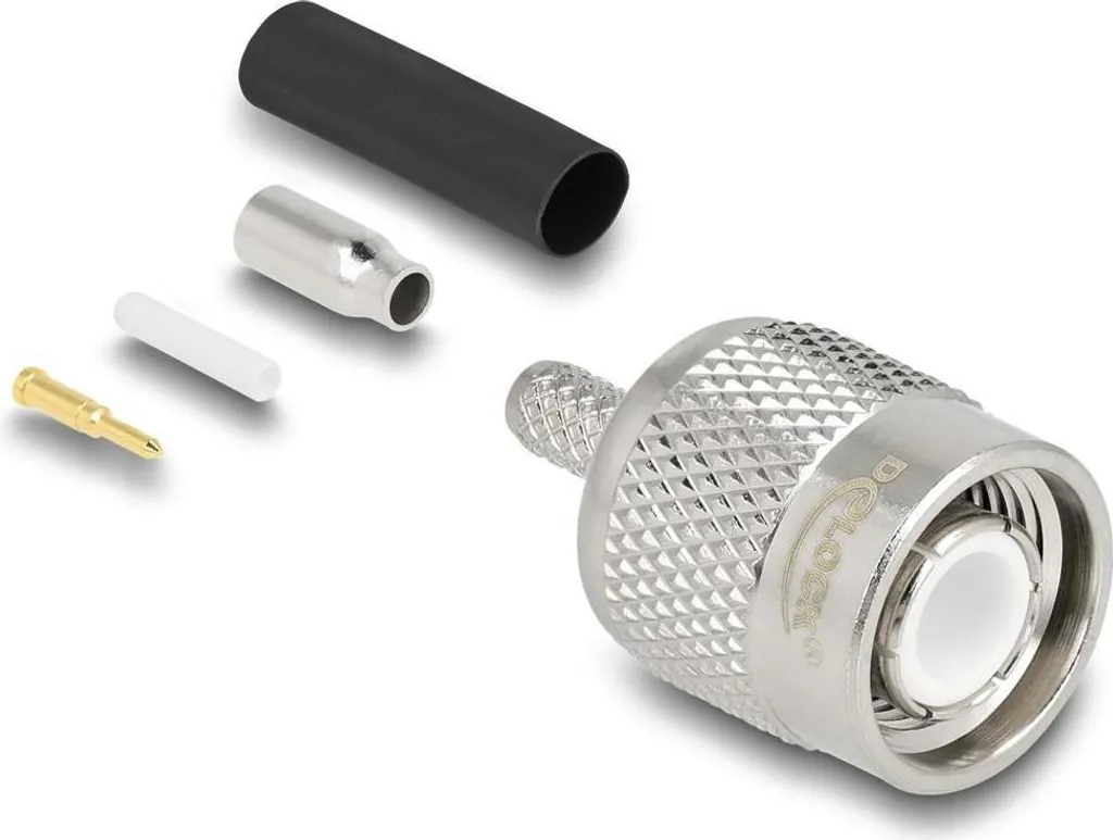 Fiche à sertir TNC pour câbles RG-174 et RG-316 avec gaine de protection