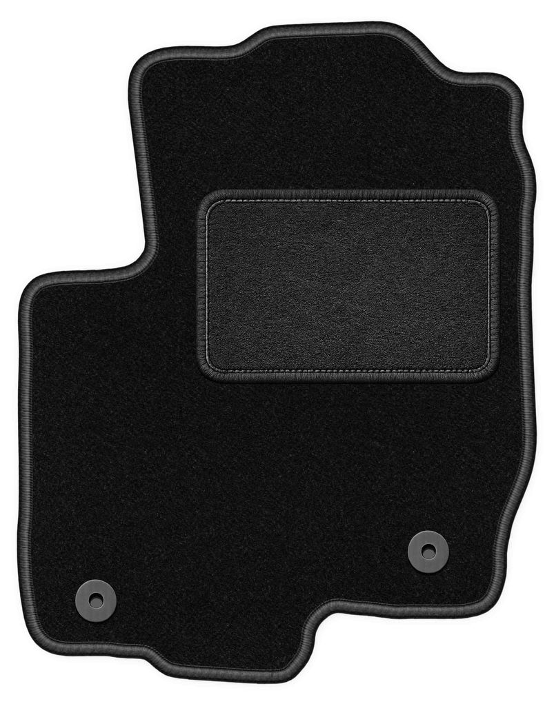 Fahrer-Fußmatte Velours schwarz für: Mitshubishi Colt VI 2004-2008 Schrägheck 5-türig