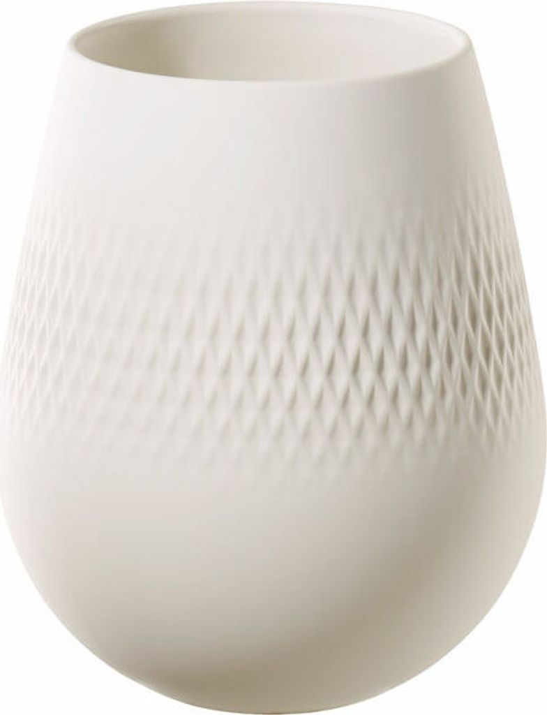 Villeroy & Boch Manufacture Collier blanc Vase Carré klein