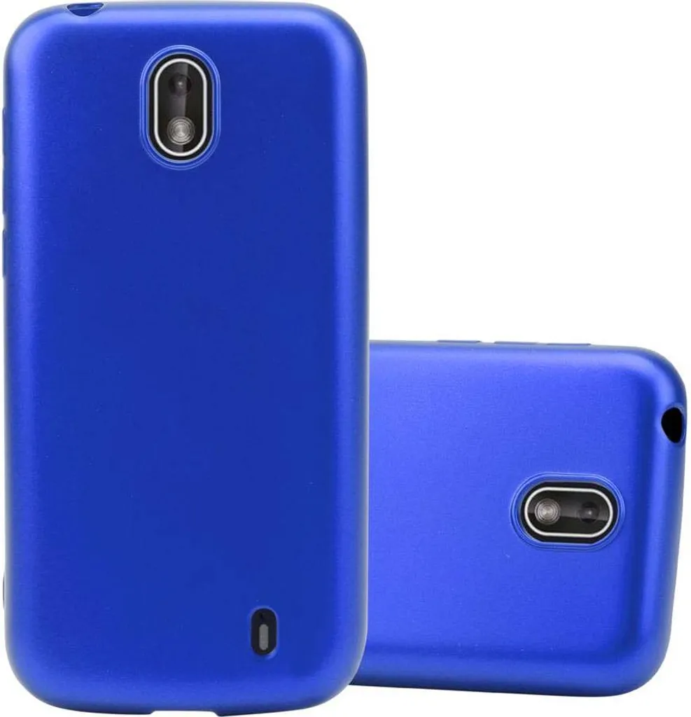 Custodia Nokia 1 2018 Cadorabo - Cover Silicone TPU Antiurto Blu