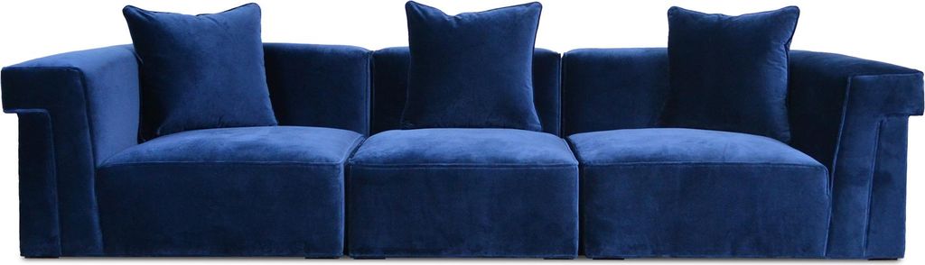 XXL Big Lounge Sofa 4 Sitzer Couch Würfel System Polster Sitz Garnitur Textil