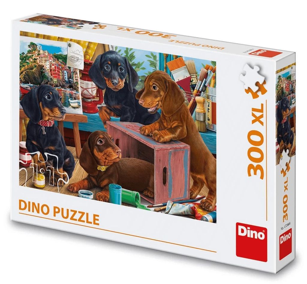 Dino - Puzzle Dachshunds - 300 dielov