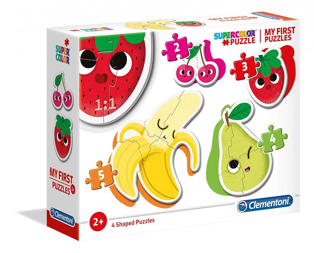 CLEMENTONI Mein erstes Obst-Puzzle 4in1 (2,3,4,5 Teile) Produktbild 