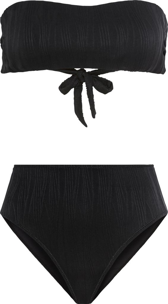 LSCN by Lascana Bandeau-Bikini Egitura schwarz Größe 36 Cup Produktbild 