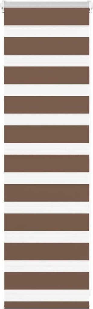 Doppelrollo Braun 45x100 cm Stoffbreite 40,9 cm Polyester