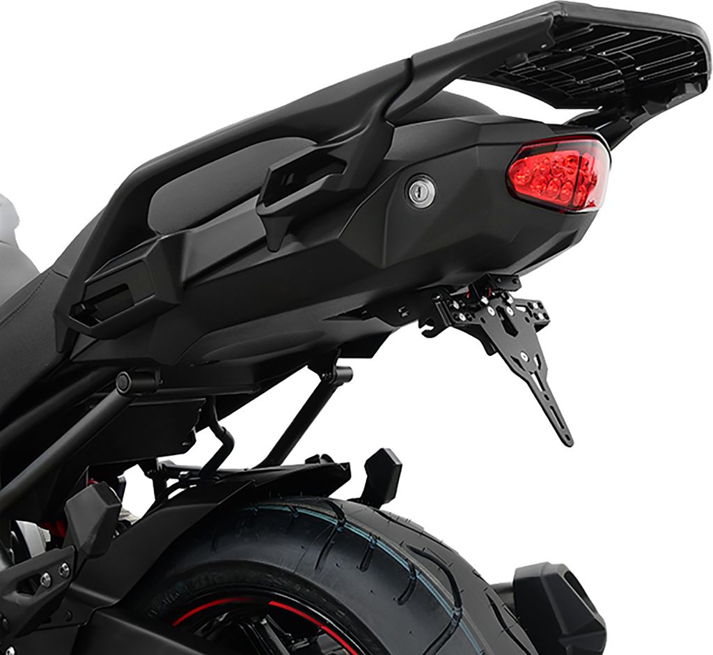 ZIEGER Pro Kennzeichenhalter kompatibel mit Kawasaki Versys 1000 BJ 2017-18 Frankreich
