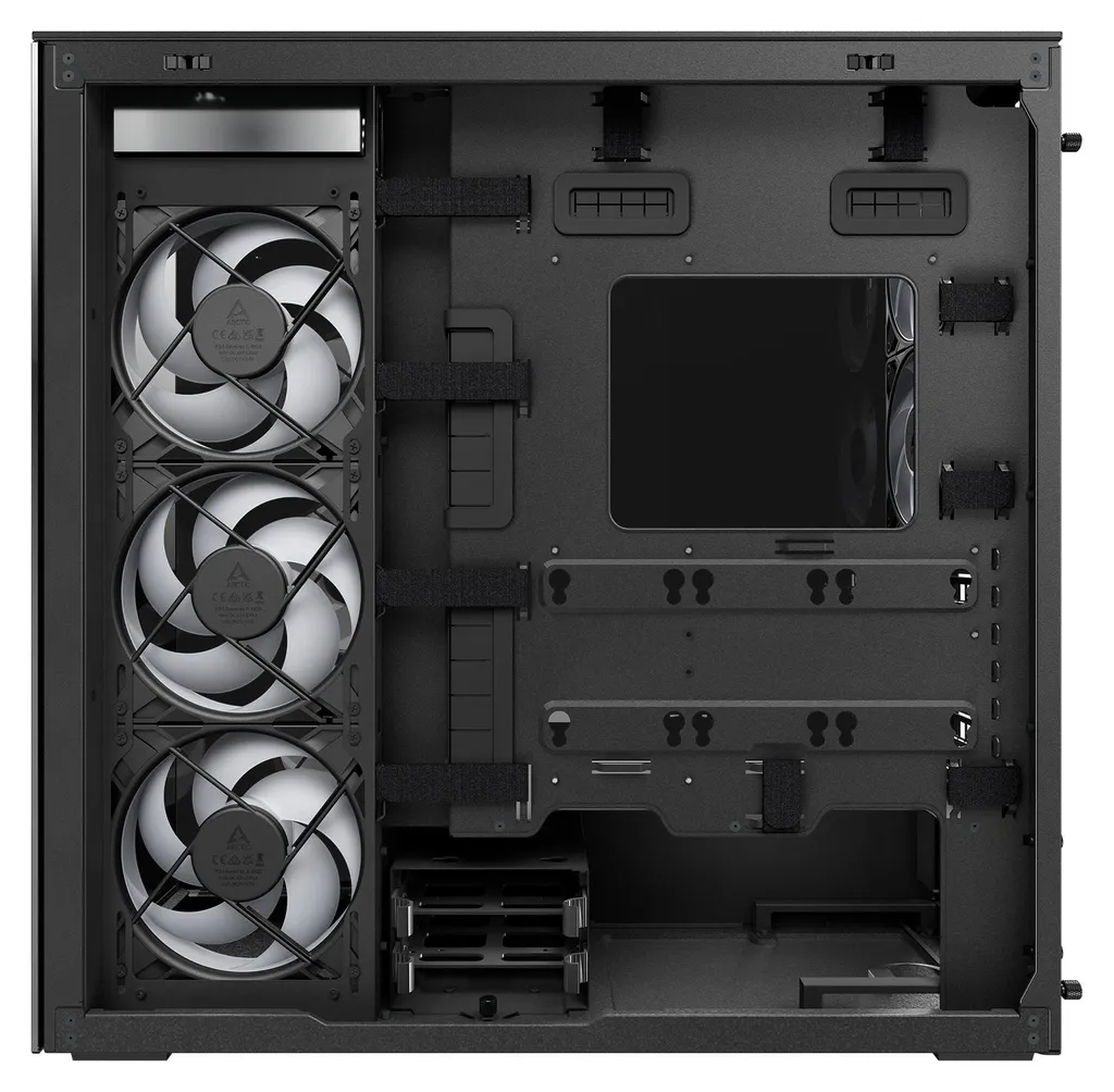 ARCTIC Geh Xtender Mirror Black - Support Vertical GPU avec Riser PCIe - 12