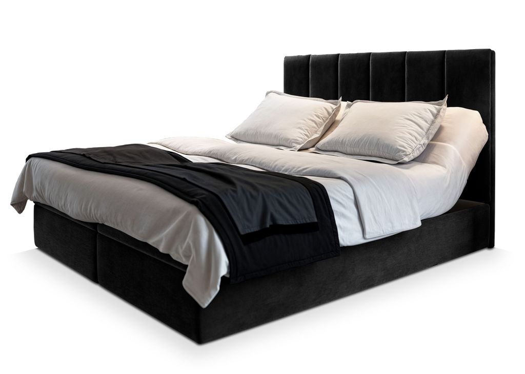 Masseno Boxspringbett BARINO 140x200 cm Komplett-Set mit Produktbild 
