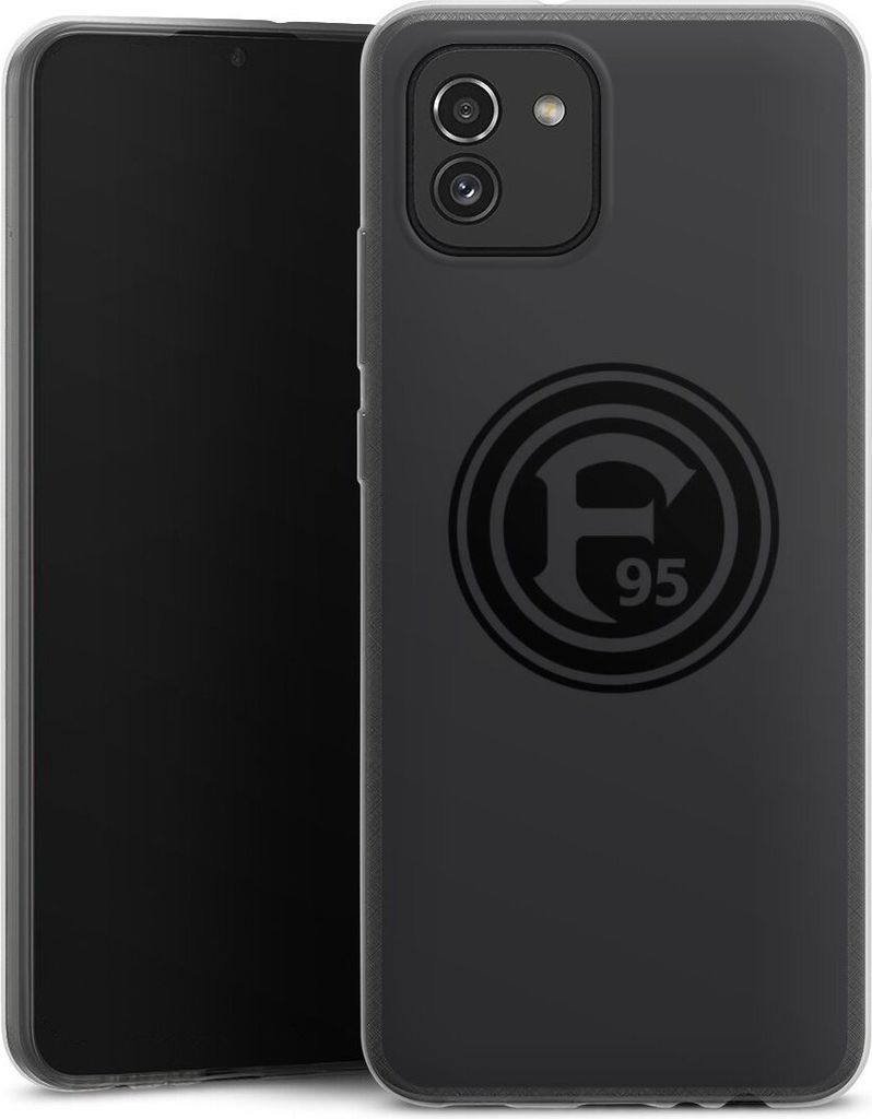 DeinDesign Slim Hülle für Samsung Galaxy A03 Silikon Case Ultra Dünn Handyhülle F95 Fortuna Düsseldorf Logo