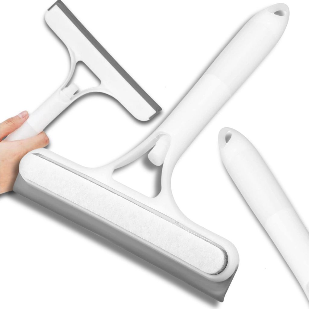 Ein praktischer Fensterabzieher aus Silikon mit 3-in-1-Spender