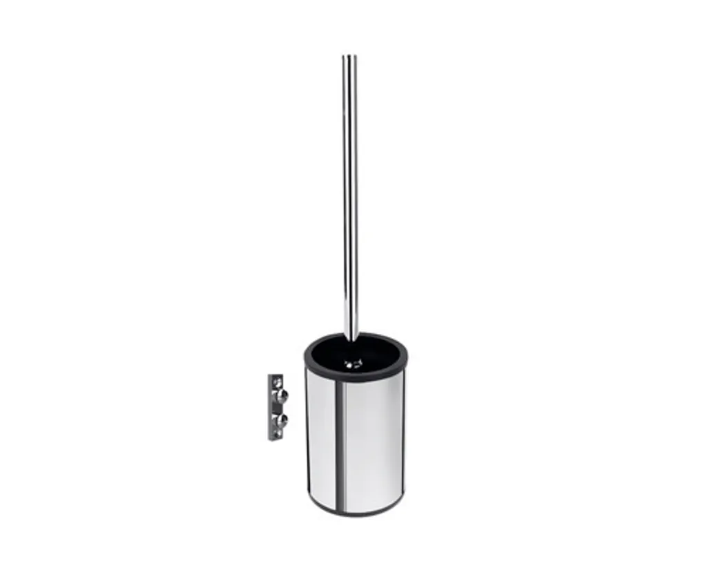 Pot à balai WC mural cylindrique chromé Bemeta GAMMA pour salle de bain