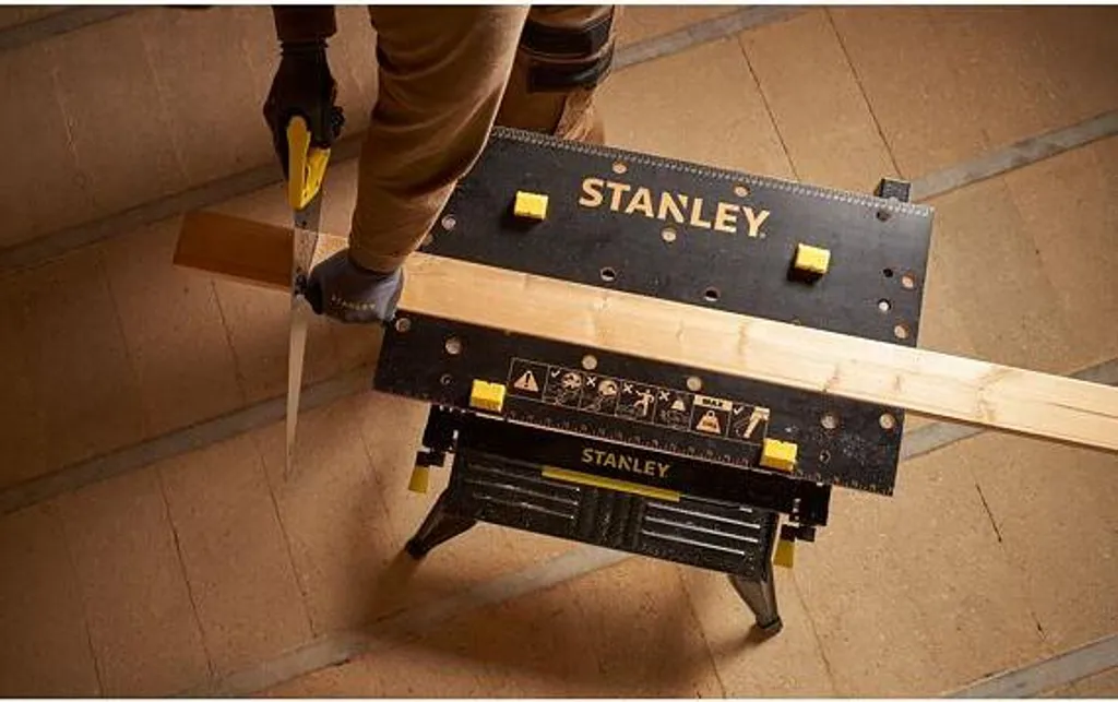 Établi portable Stanley Workmate Deluxe pour sciage et assemblage