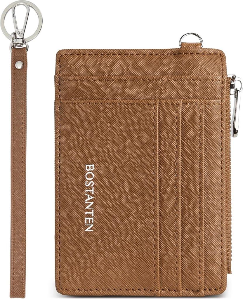Geldbörse Damen Klein, Kunstleder Kreditkartenetui RFID Schutz Geldbeutel Kartenetui mit Münzfach, Mini Frauen Portemonnaie Kartenhalter Slim Wallet